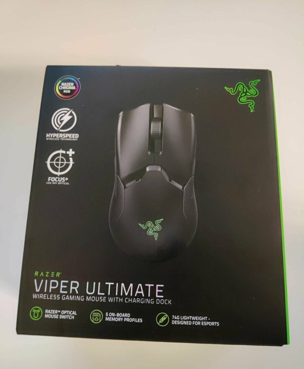 Беспроводная мышь Razer Viper Ultimate с зарядной станцией