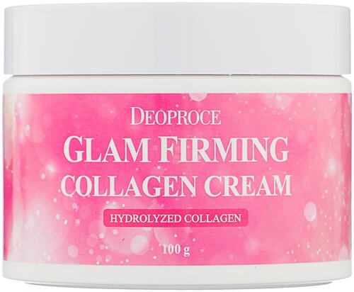 Deoproce Moisture Glam Firming Collagen Cream Подтягивающий крем для лица на основе свиного коллагена, 100 мл
