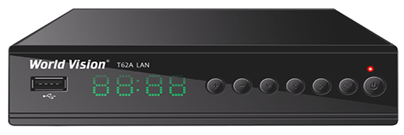 TV-тюнер World Vision T62A LAN черный