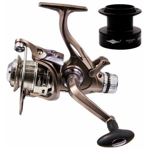 фото Катушка рыболовная карповая с байтранером mifine faster 4000b (6 подшипников)