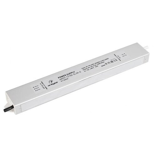 фото Блок питания arpv-12100-slim-d (12v, 8.3a, 100w) (arl, ip67 металл) arlight