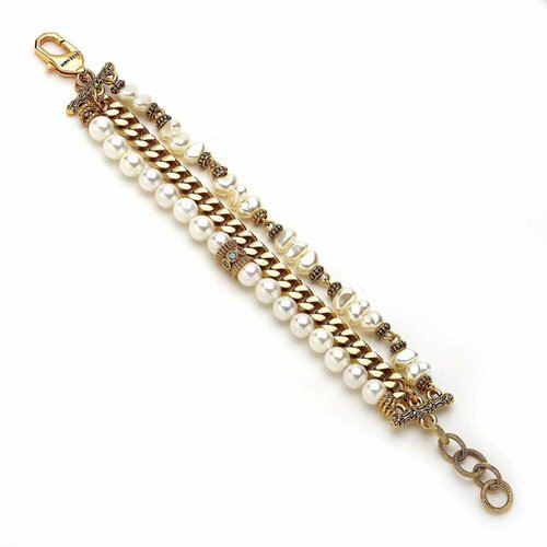 Браслет MON REVE, с жемчугом и кристаллами, MR-BMR23K004 белый