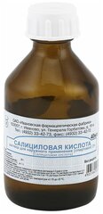 Салициловая кислота р-р д/нар. прим. спирт. фл., 2%, 40 мл