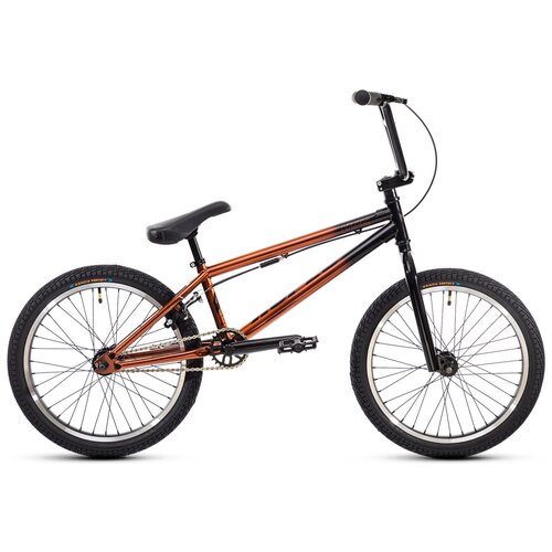 Велосипед BMX Aspect Street (2021) черный/коричневый 20