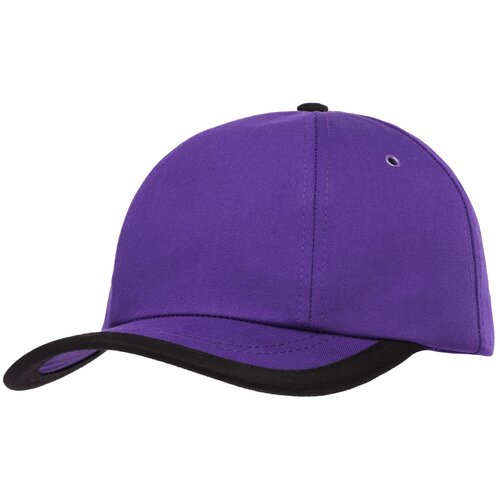 фото Бейсболка bizbolka honor, фиолетовая с черным кантом