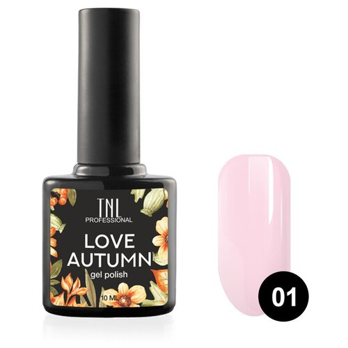 TNL Professional Гель-лак Love Autumn, 10 мл, 10 г, №01 - розовый гель лак 02 нежно розовый love autumn 10 мл tnl