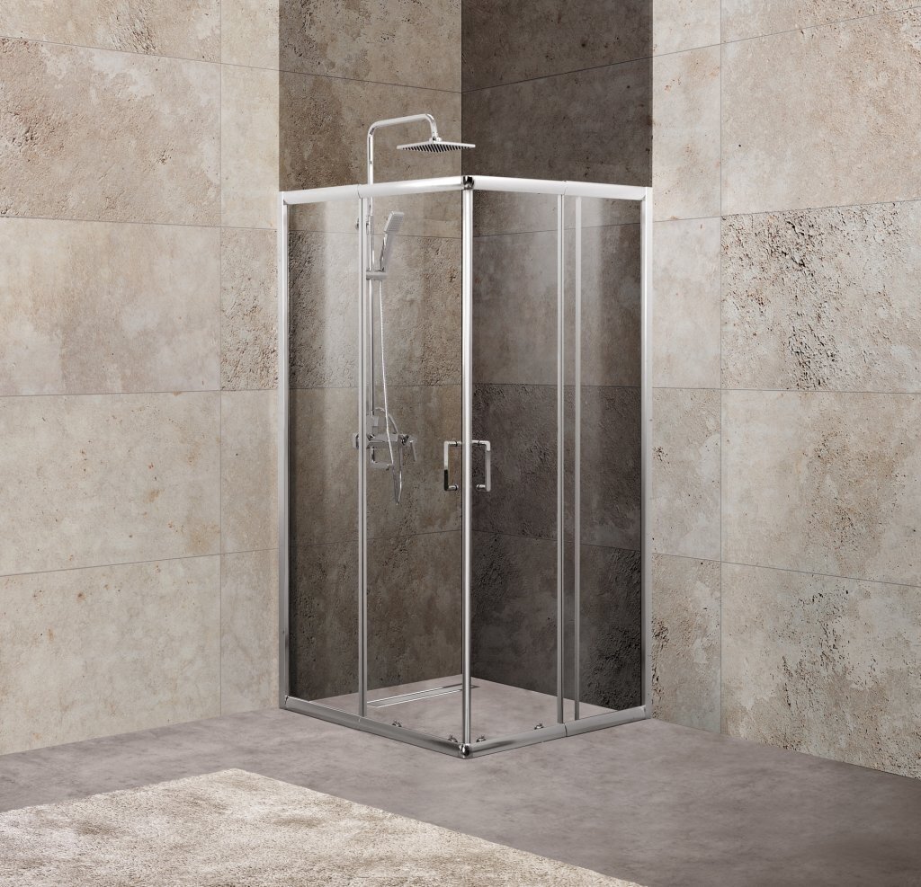 Душевой угол BelBagno UNIQUE-A-2-85/100 матовый