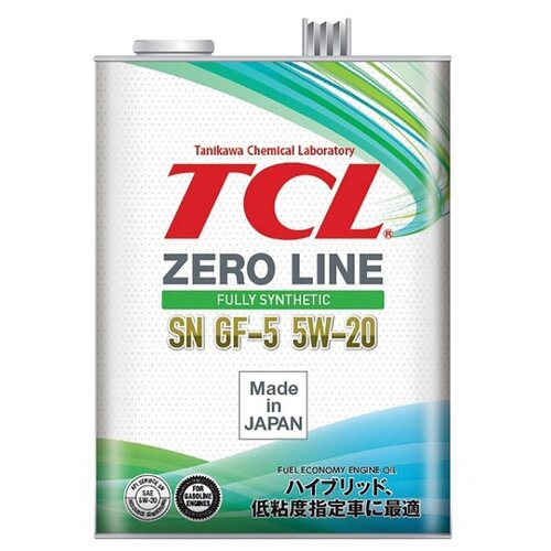 Синтетическое моторное масло TCL Zero Line 5W-20 SN/GF-5, 1 л, 1 кг