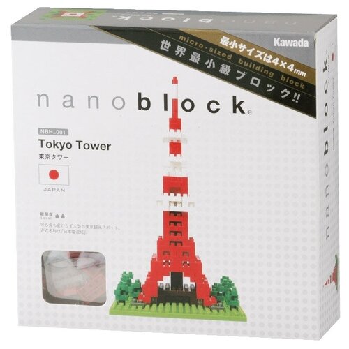 Конструктор Nanoblock Sights to See NBH-001 Телебашня Токио, 280 дет.