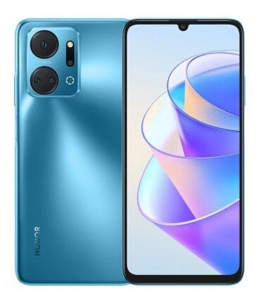 Смартфон HONOR X7a 4/128 ГБ, голубой — купить в интернет-магазине по низкой цене на Яндекс Маркете