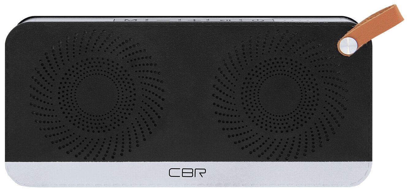 Портативная акустика CBR CMS 147Bt черный/серебристый - фото №1