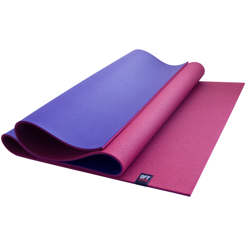 фото Коврик для йоги original fittools ft-ulti-mat-6, 180х66х0.6 см синий/фиолетовый