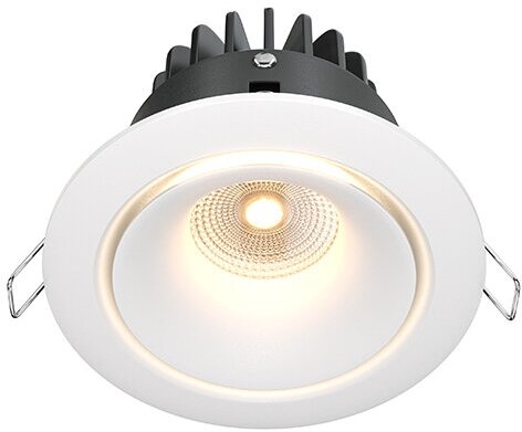 Встраиваемый светильник Maytoni Yin DL031-L12W3K-D-W LED кол-во ламп:1шт Белый