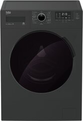 Узкая стиральная машина Beko WSPE7612A, 7 кг, темно-серый