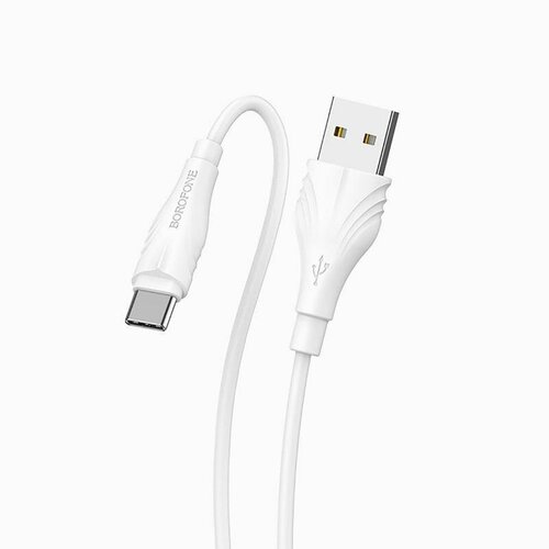 Кабель USB Type-C Borofone BX18 (2 метра) <белый> дата кабель borofone bx18 usb type c 1 м белый