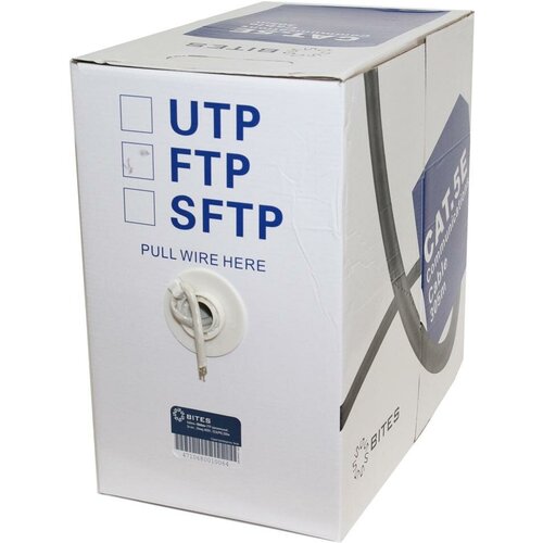 5bites Кабель FS5505-305A-LSZH FTP / SOLID / 5E / 24AWG / CCA / PVC / LSZH / RED / 305M сетевой кабель 5bites ftp stranded cat 5e 24awg cca pvc 100m ft5725 100a