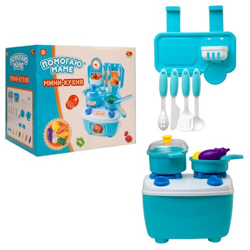 фото Помогаю маме. кухня-мини, набор с аксессуарами abtoys