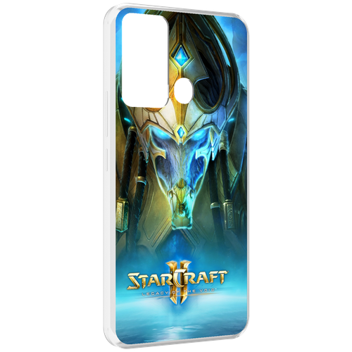 Чехол MyPads StarCraft II Legacy of the Void для Infinix Hot 12i задняя-панель-накладка-бампер чехол mypads starcraft ii legacy of the void для infinix note 12 i x667 задняя панель накладка бампер