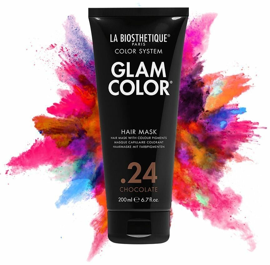 La Biosthetique, Маска для волос тонирующая Glam Color Hair Mask .24 Chocolate, 200 мл