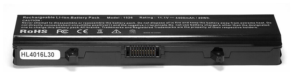 Аккумулятор для ноутбука Dell Inspiron 1525, 1526, 1545, 1546, Vostro 500 (11.1V, 4400mAh). PN: 312-0625, RN873, C139H, P505M