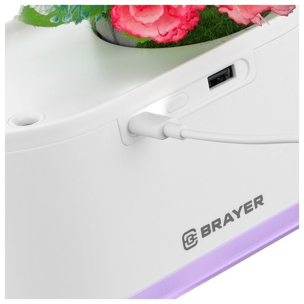 Увлажнитель воздуха Brayer 4912BR 750мл, USB питание, динамическая подсветка 7 цветов - фотография № 3