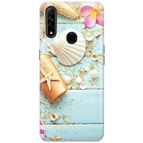 фото Re:pa чехол - накладка artcolor для oppo a31 с принтом "пляжный натюрморт"