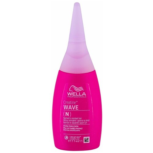 Wella Professionals Creatine+Wave Лосьон для нормальных волос, от тонких до трудноподдающихся (N), 75 мл