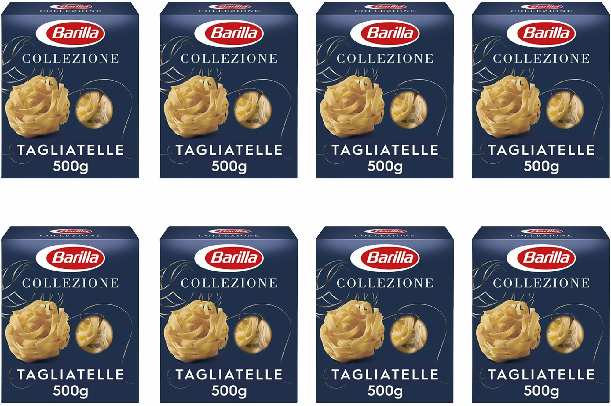 Макаронные изделия Barilla Tagliatelle из твёрдых сортов пшеницы, 8 упаковок