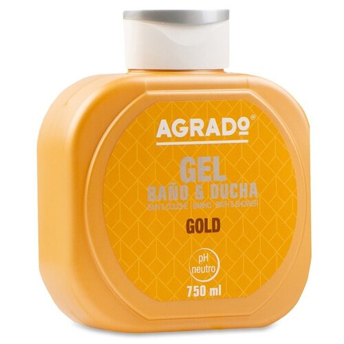 Гель для душа Agrado Gold, 750 мл гель для душа agrado melon bresco 750 мл