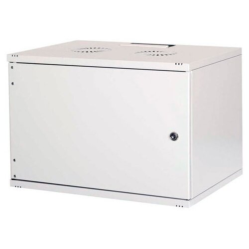 Шкаф коммутационный Lande NetBox Soho LN-SH07U5430-LG-F0-2 настенный 7U 540x300мм пер. дв. металл задн