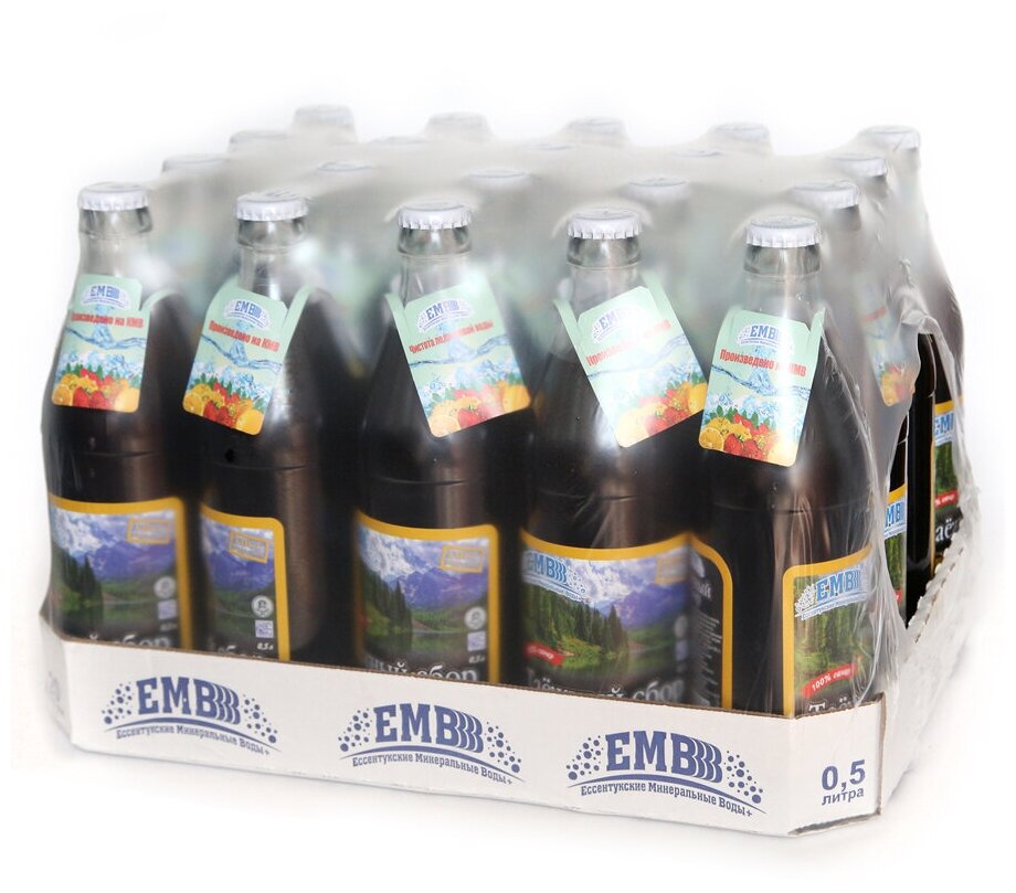 Лимонад ЕМВ Таежный сбор 0,5 л х 20 бутылок, стекло