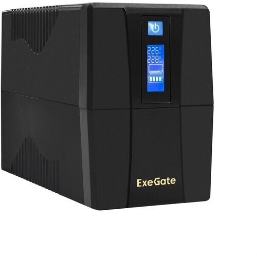 ИБП ExeGate Power Smart ULB-650. LCD. AVR.1SH.2C13 650VA/360W, LCD, AVR,1*Schuko+2*C13