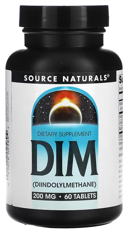 Таблетки Source Naturals DIM, 200 мг, 60 шт.