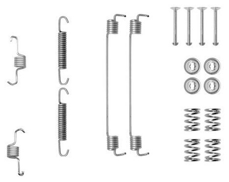 BOSCH 1987475294 комплект монтажный барабанных тормозных колодок