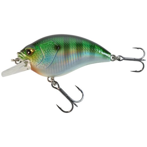 фото Воблер crankbait shallow runner crksr 53 f "ушастый окунь", размер: no size, цвет: зеленый/черный caperlan х декатлон decathlon