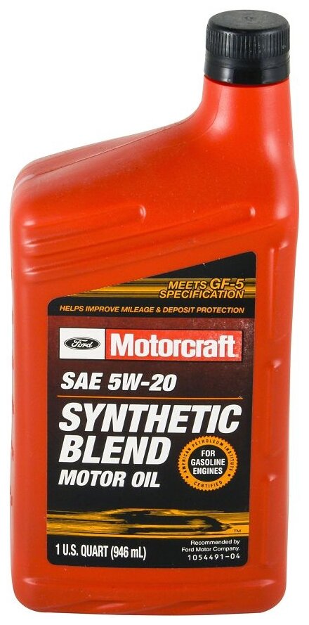 Полусинтетическое моторное масло Ford Premium Synthetic Blend 5W-20