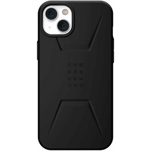 Защитный чехол с поддержкой MagSafe UAG Civilian для iPhone 14 Plus (Чёрный | Black)