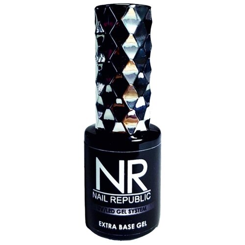 nail republic базовое покрытие watercolor base white 10 мл Nail Republic Базовое покрытие Extra Base, прозрачный, 10 мл