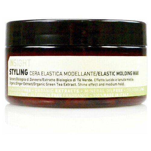 Моделирующий воск с экстрактом имбиря INSIGHT STYLING Elastic Molding Wax, 90 мл