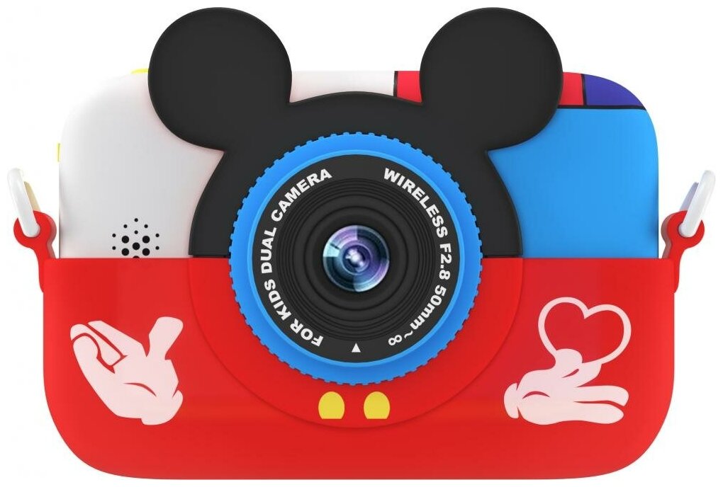 Детский цифровой фотоаппарат GSMIN Fun Camera Memory с играми (Красный)