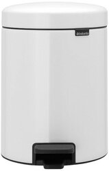 Бак Brabantia NewIcon с пластиковым ведром, 3 л white