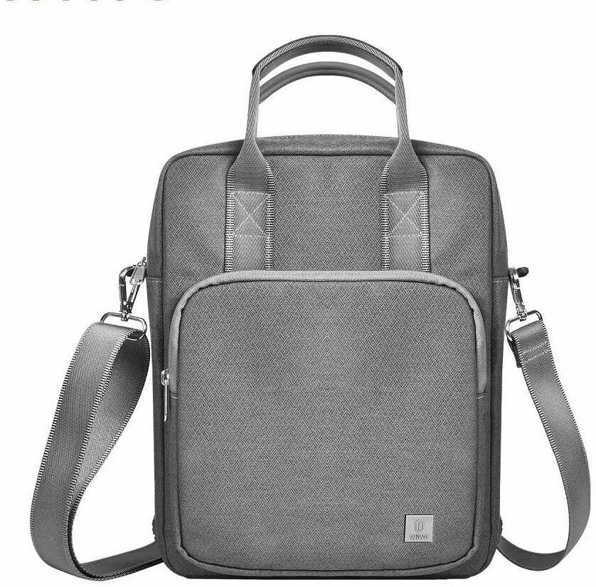 Сумка для ноутбука WiWU Alpha Vertical Double Layer Bag для iPad 12.9 / MacBook 13.3 дюйма - Серая