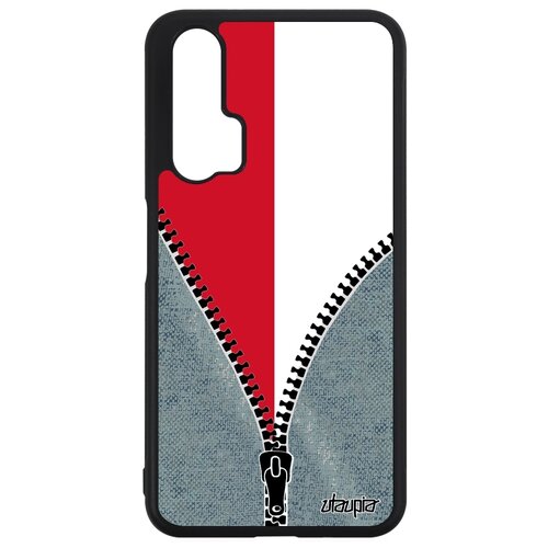 фото Чехол для honor 20, "флаг монако на молнии" туризм страна utaupia