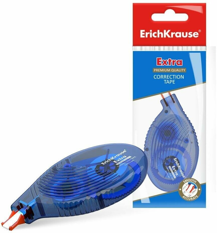 Корректирующая лента ErichKrause Extra, 5мм х 8м (в пакете) (12 шт.)