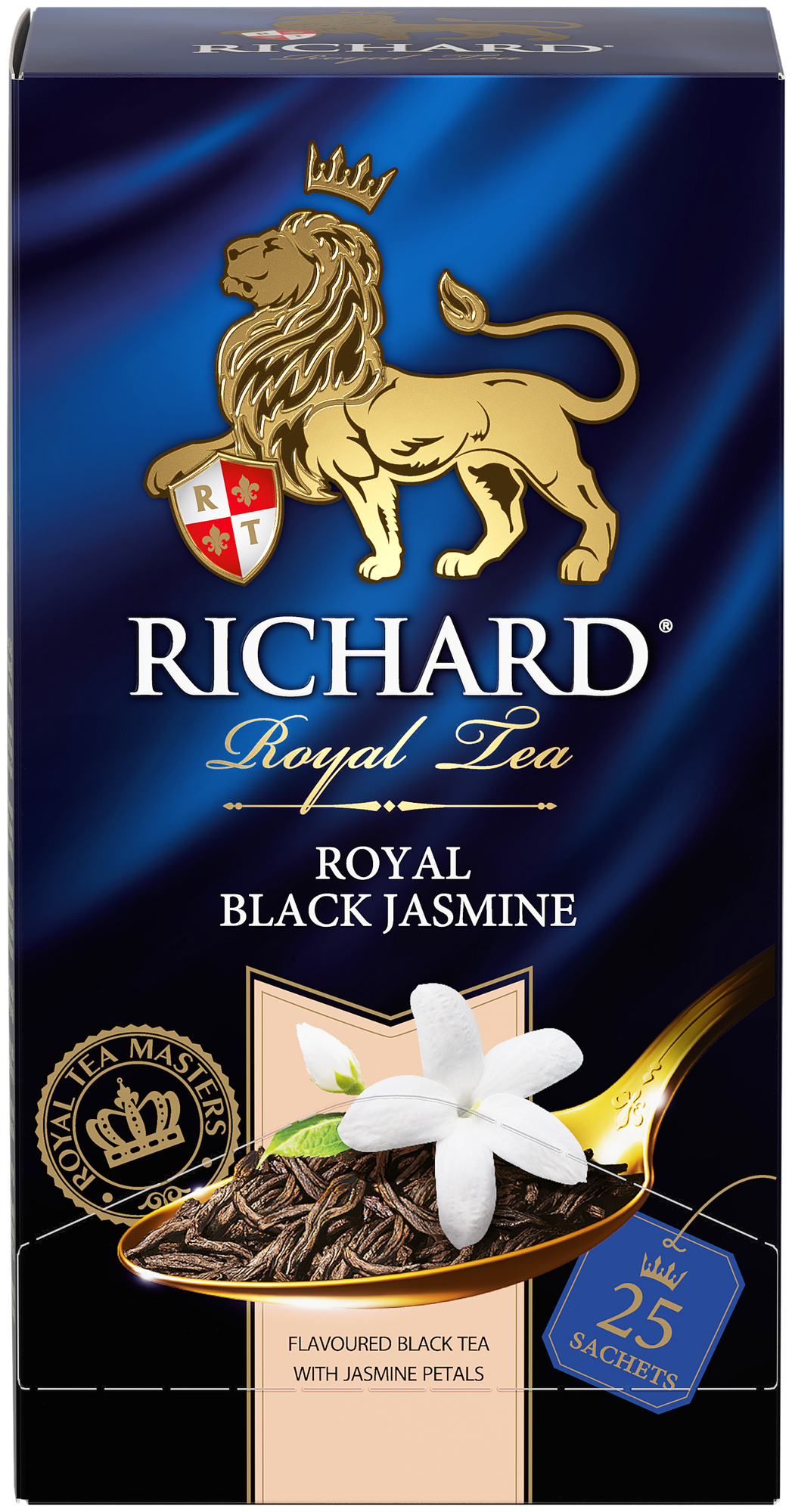 Чай черный Richard Royal Black Jasmine в пакетиках, 25 пак.