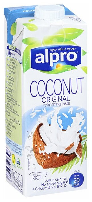 Напиток кокосовый с рисом ALPRO, 1 л - фотография № 2