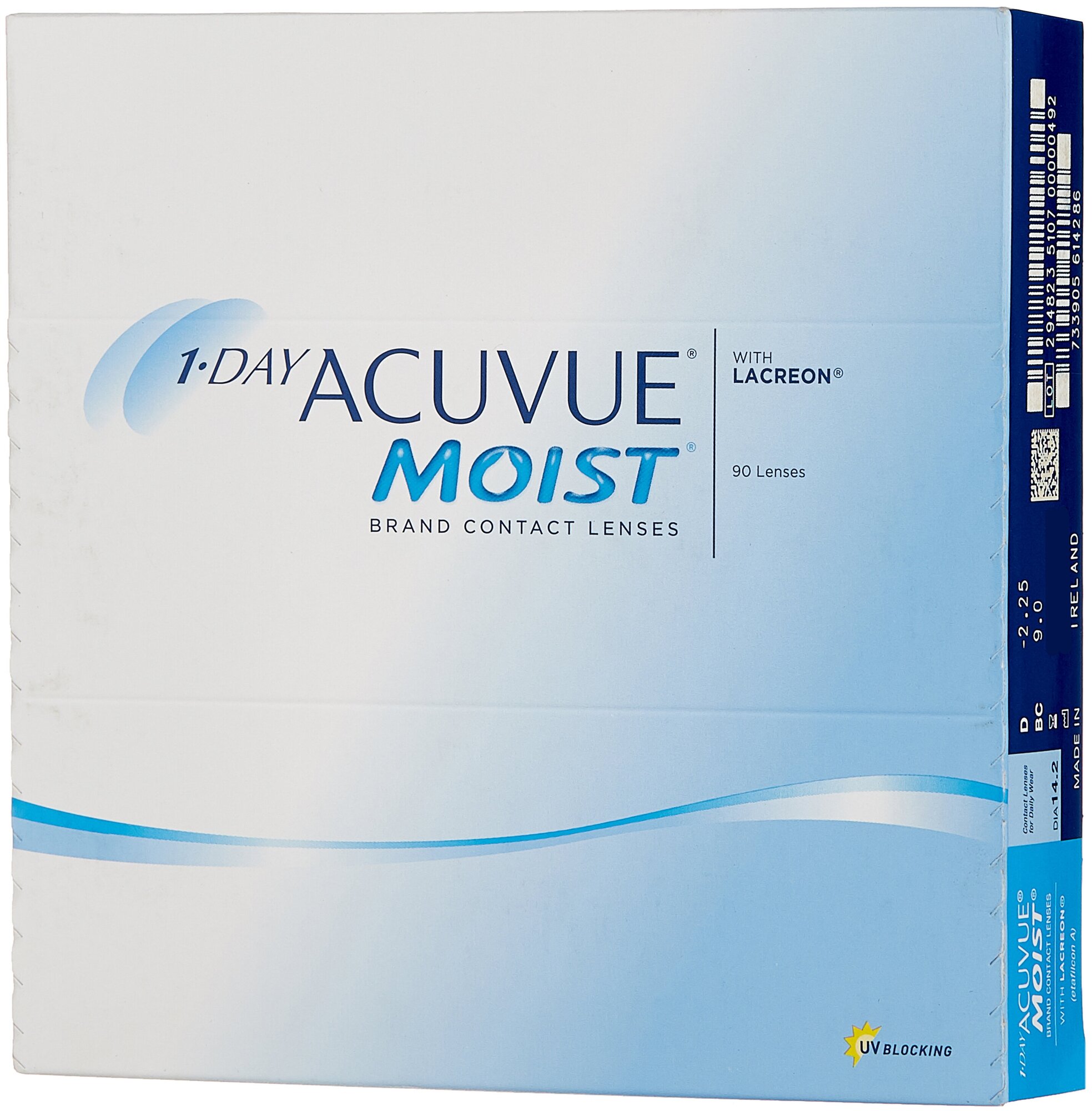  : "1-Day Acuvue MOIST" (1=90) R:=9.0 D:=-02,25