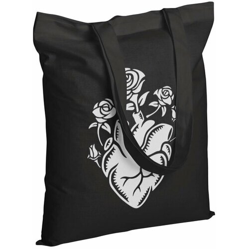 Сумка  шоппер BLACK PACK, фактура гладкая, черный