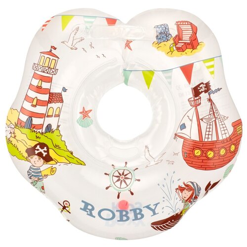 Надувной круг на шею для купания малышей Robby, «Пираты» надувной круг на шею для купания малышей robby пираты