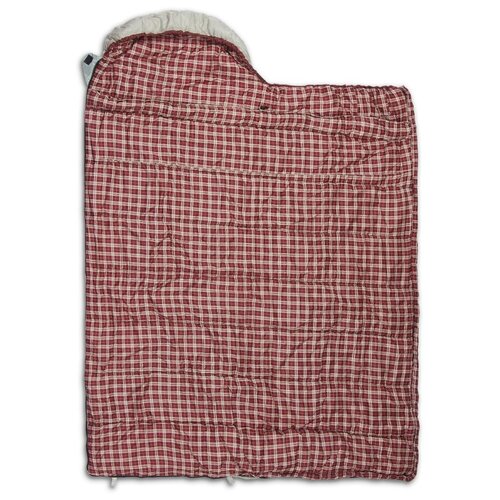 Спальный мешок ATEMI Quilt 200RN, серый/красный, молния с правой стороны